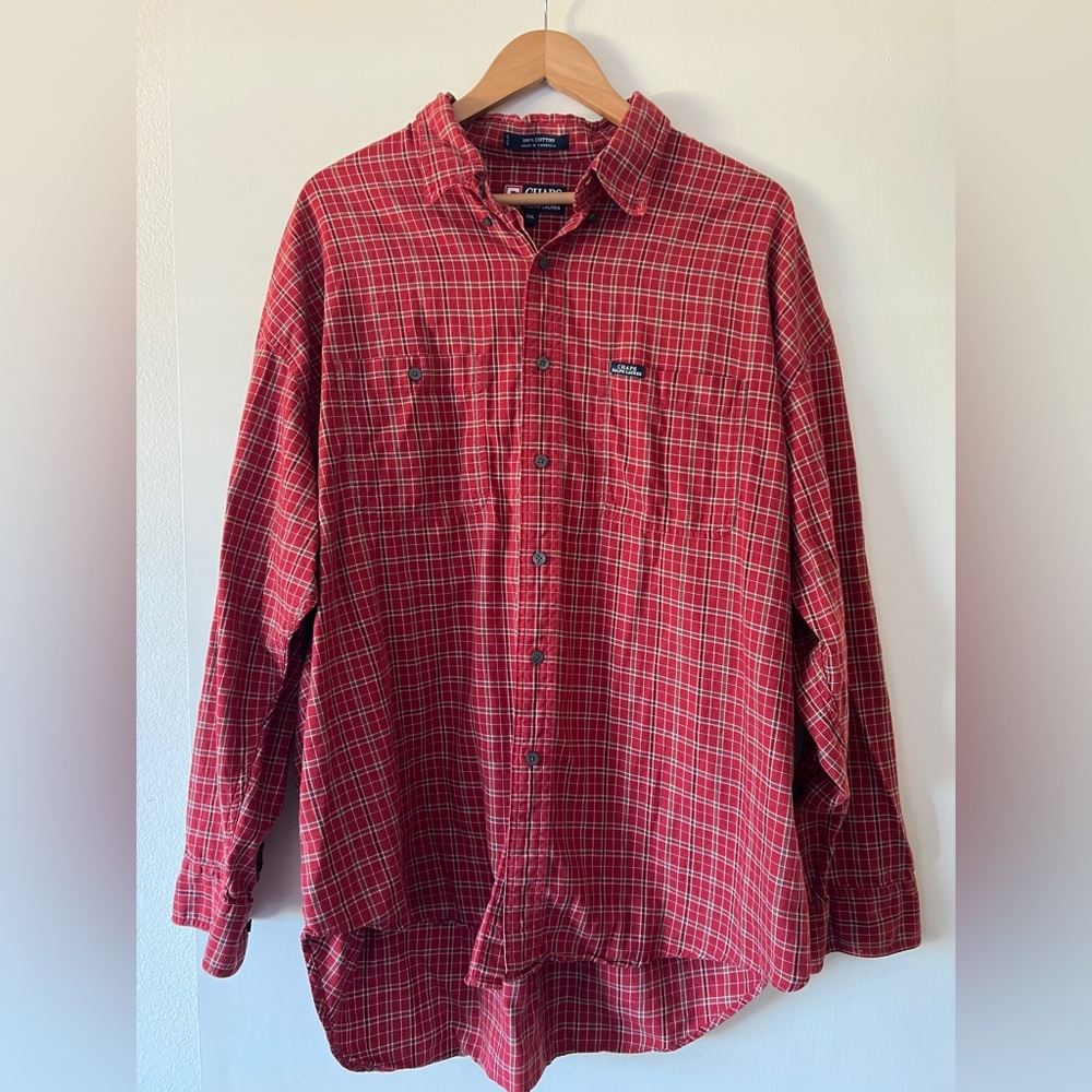 Ralph Lauren Red Casual Button Down Shirt